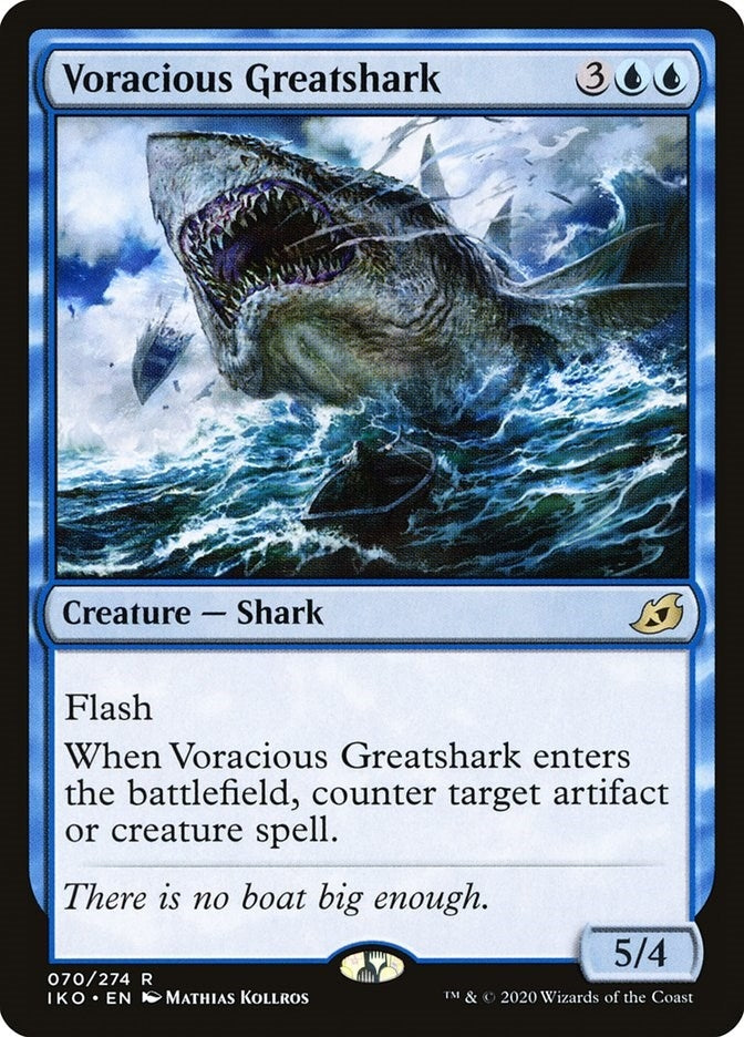 Voracious Greatshark (70) [IKO] - MTG Single