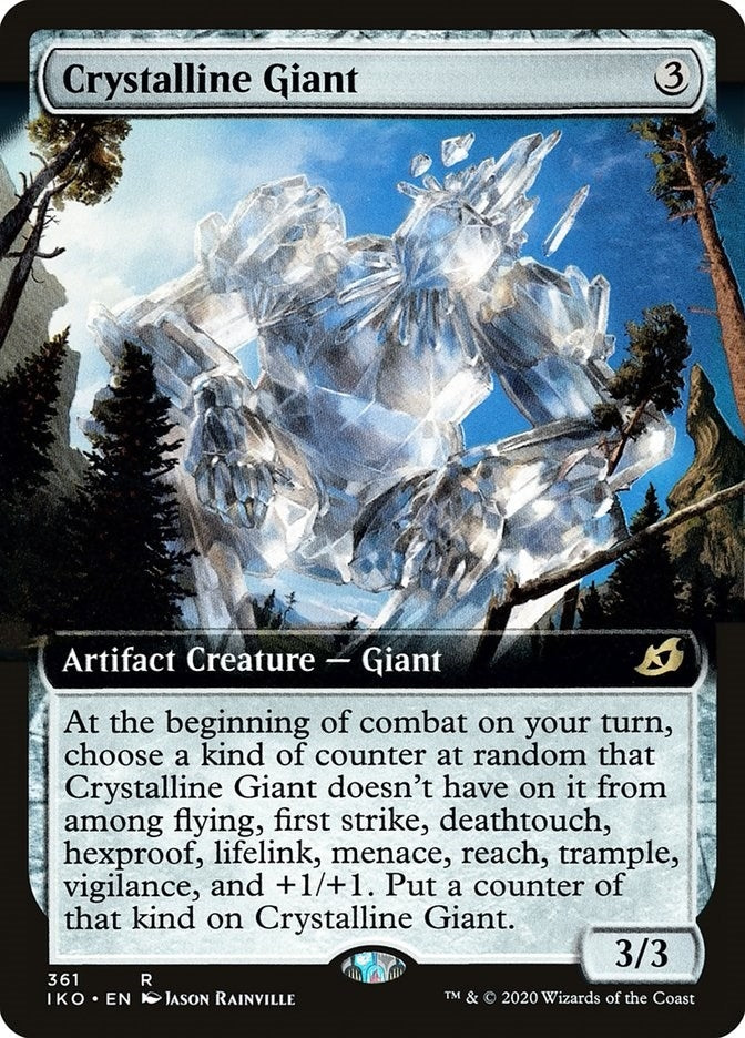 Crystalline Giant (Extended Art) (361) [IKO] - MTG Single
