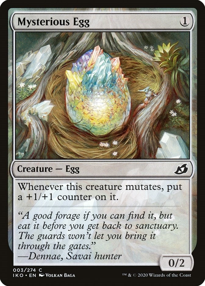 Mysterious Egg (3) [IKO] - MTG Single