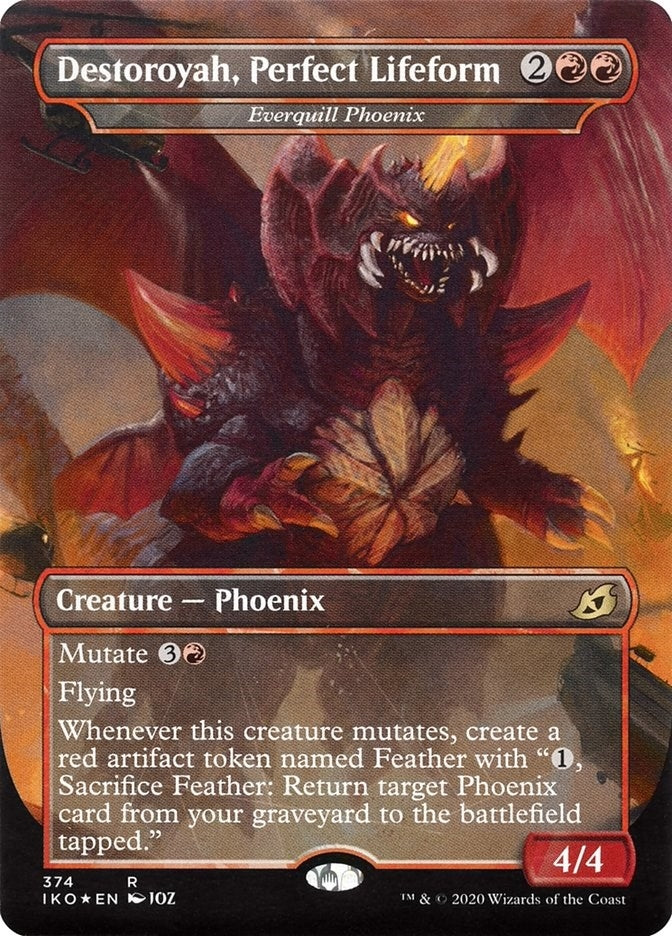 Destoroyah Perfect Lifeform - Everquill Phoenix (374) [IKO] - MTG Single