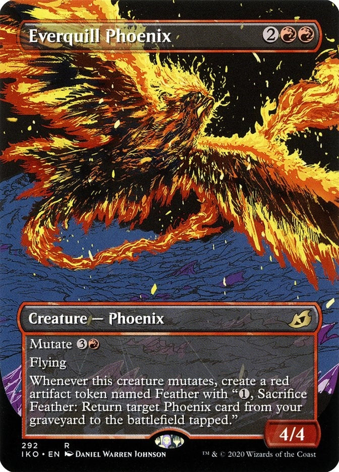 Everquill Phoenix (Showcase) (292) [IKO] - MTG Single