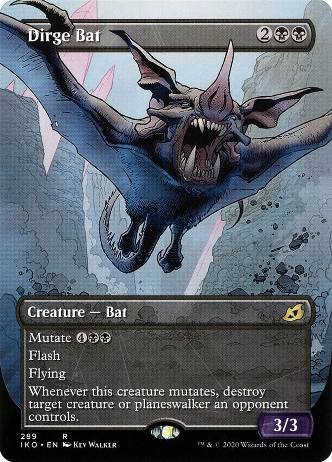 Dirge Bat (Showcase) (289) [IKO] - MTG Single