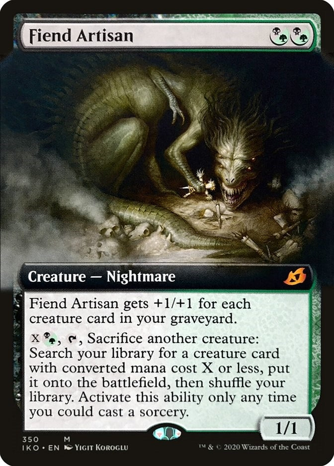 Fiend Artisan (Extended Art) (350) [IKO] - MTG Single