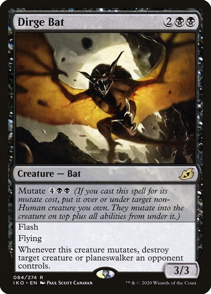 Dirge Bat (84) [IKO] - MTG Single