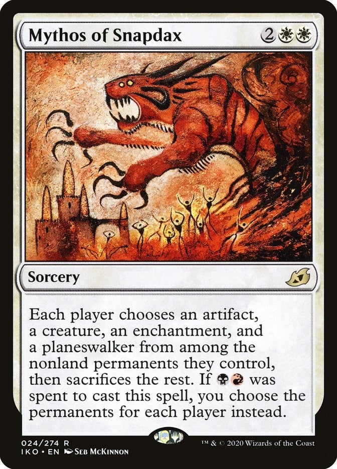 Mythos of Snapdax (24) [IKO] - MTG Single