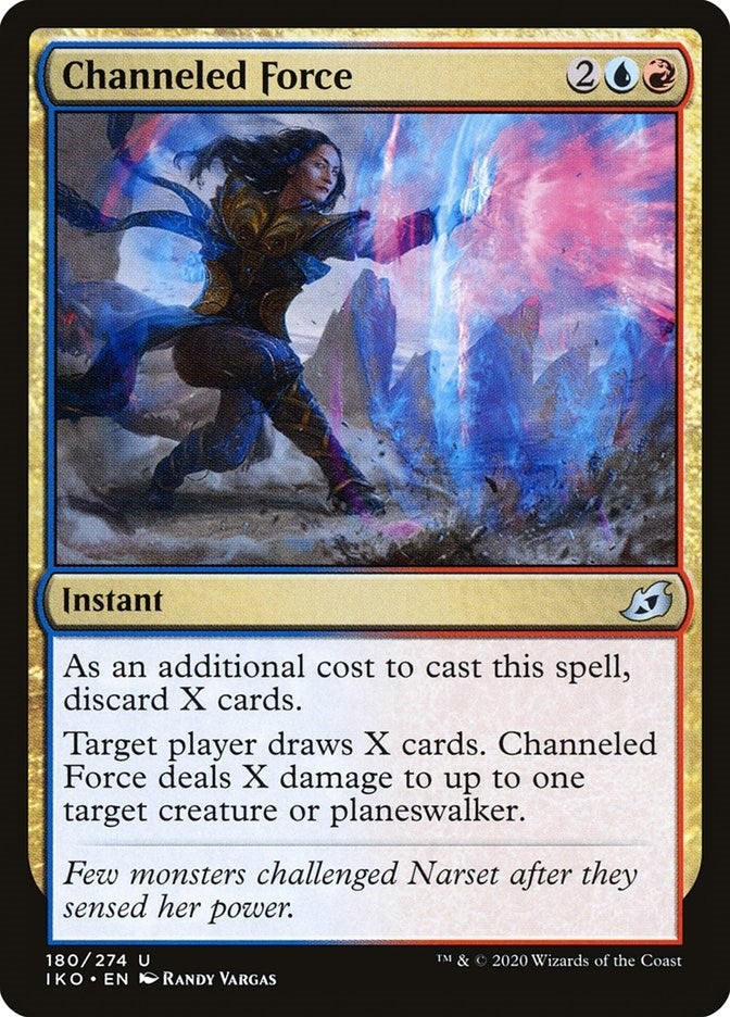 Channeled Force (180) [IKO] - MTG Single