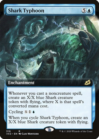 Shark Typhoon (Extended Art) (319) [IKO] - MTG Single