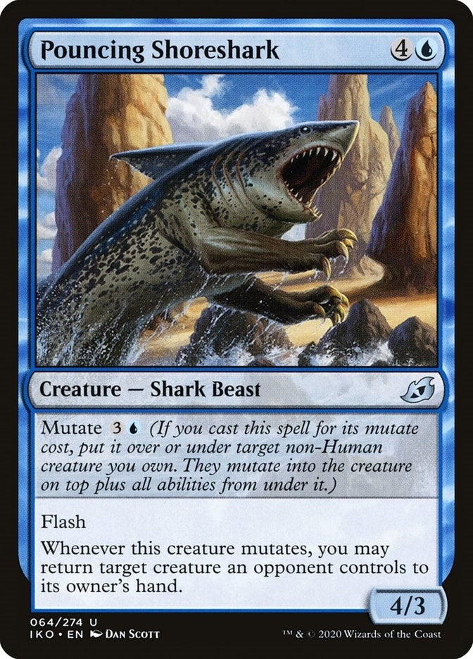 Pouncing Shoreshark (64) [IKO] - MTG Single
