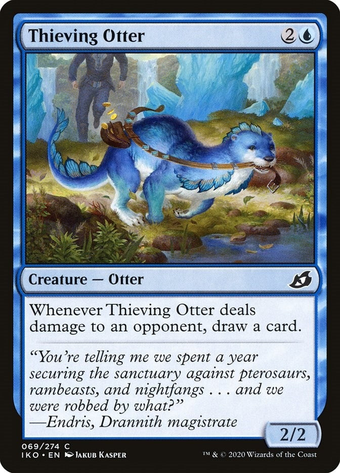 Thieving Otter (69) [IKO] - MTG Single