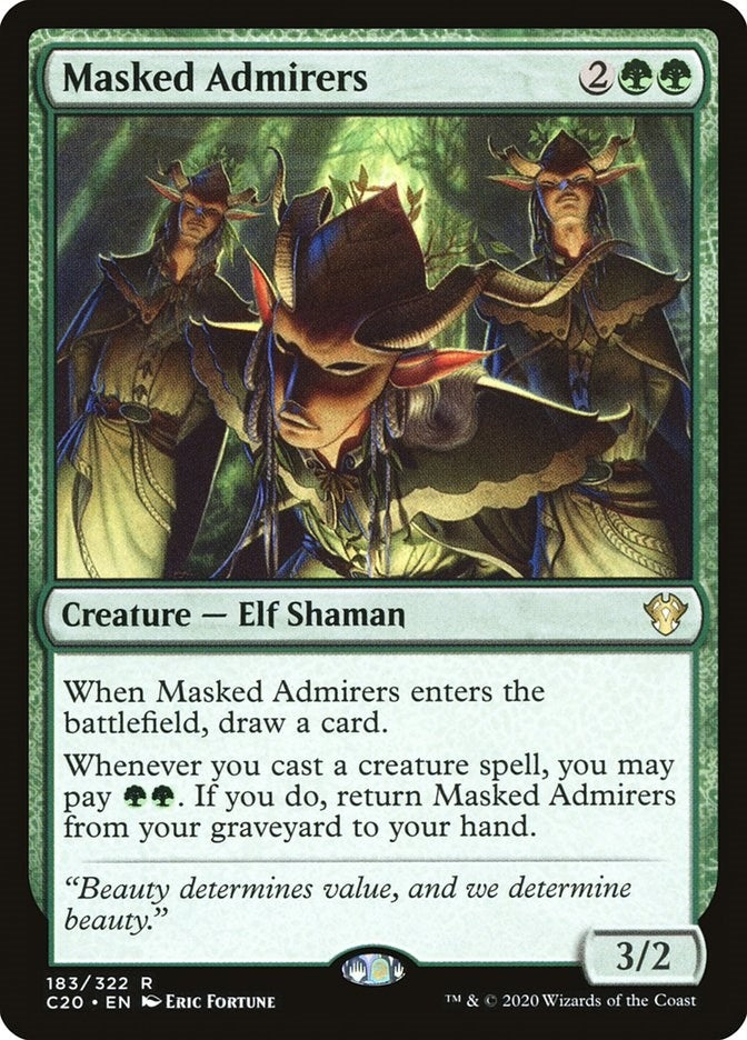 Masked Admirers (183) [C20] - MTG Single