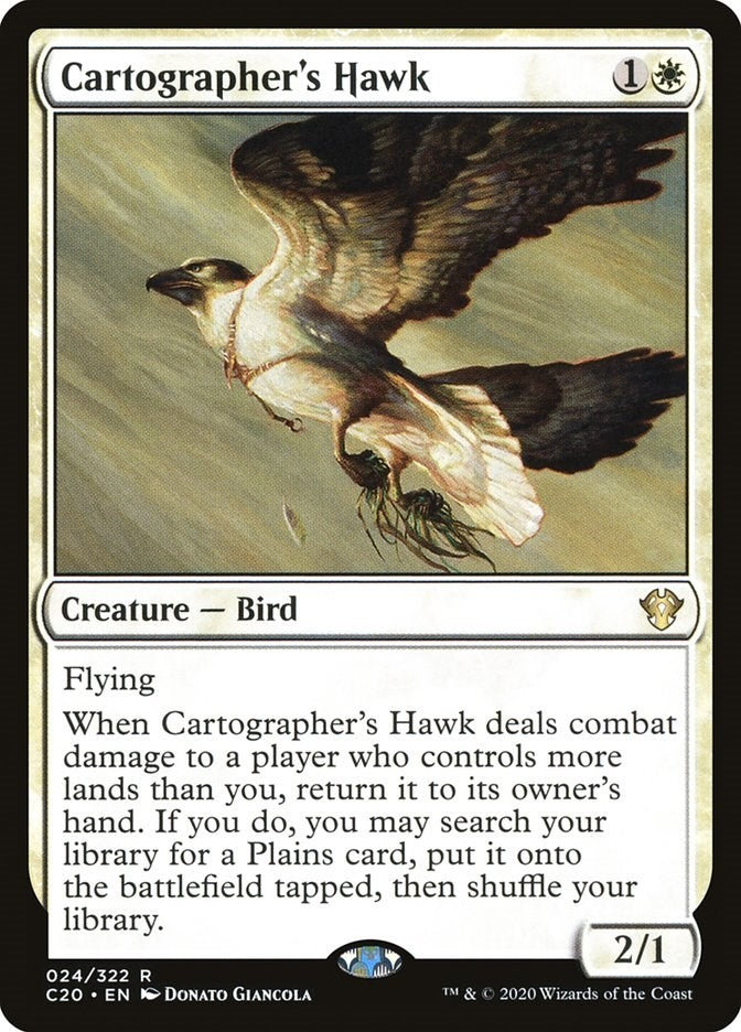 Cartographer’s Hawk (24) [C20] - MTG Single