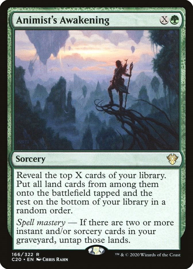 Animist’s Awakening (166) [C20] - MTG Single