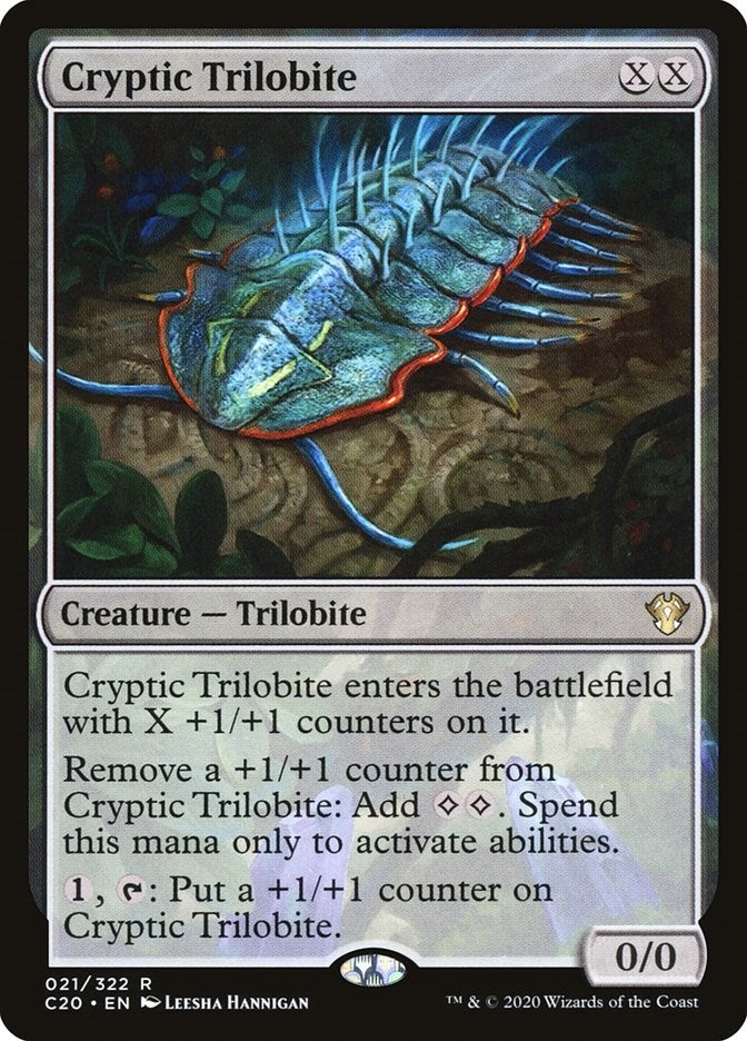 Cryptic Trilobite (21) [C20] - MTG Single