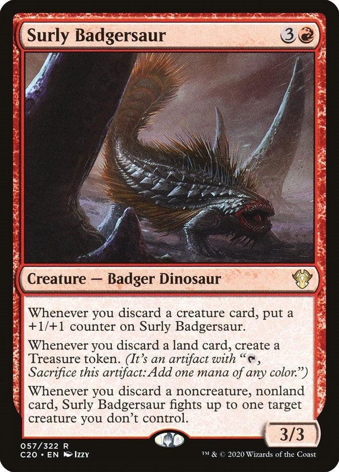 Surly Badgersaur (57) [C20] - MTG Single