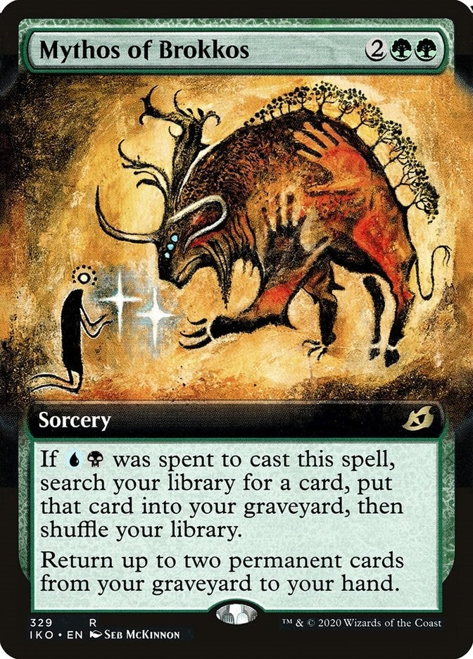 Mythos of Brokkos (Extended Art) (329) [IKO] - MTG Single