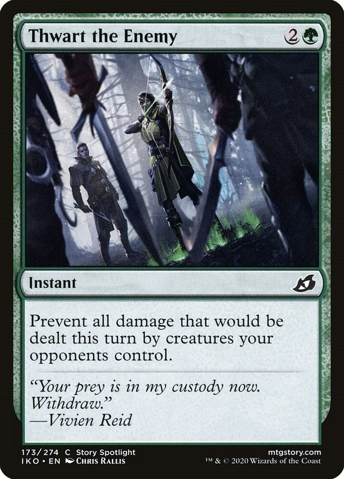 Thwart the Enemy (173) [IKO] - MTG Single
