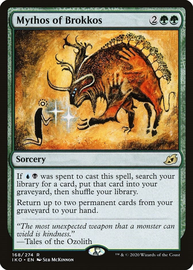 Mythos of Brokkos (168) [IKO] - MTG Single