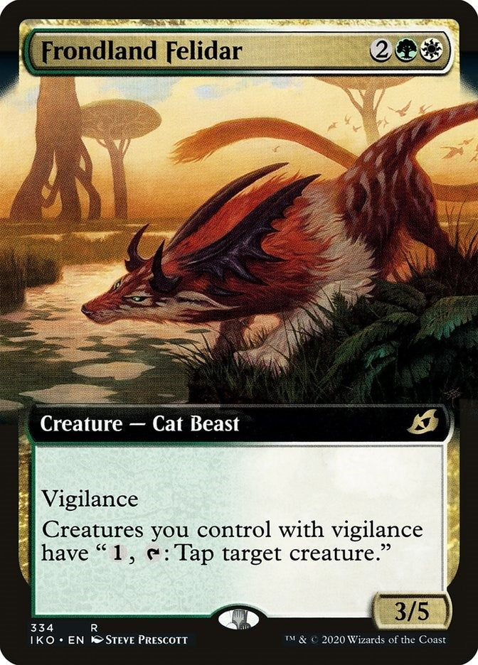 Frondland Felidar (Extended Art) (334) [IKO] - MTG Single