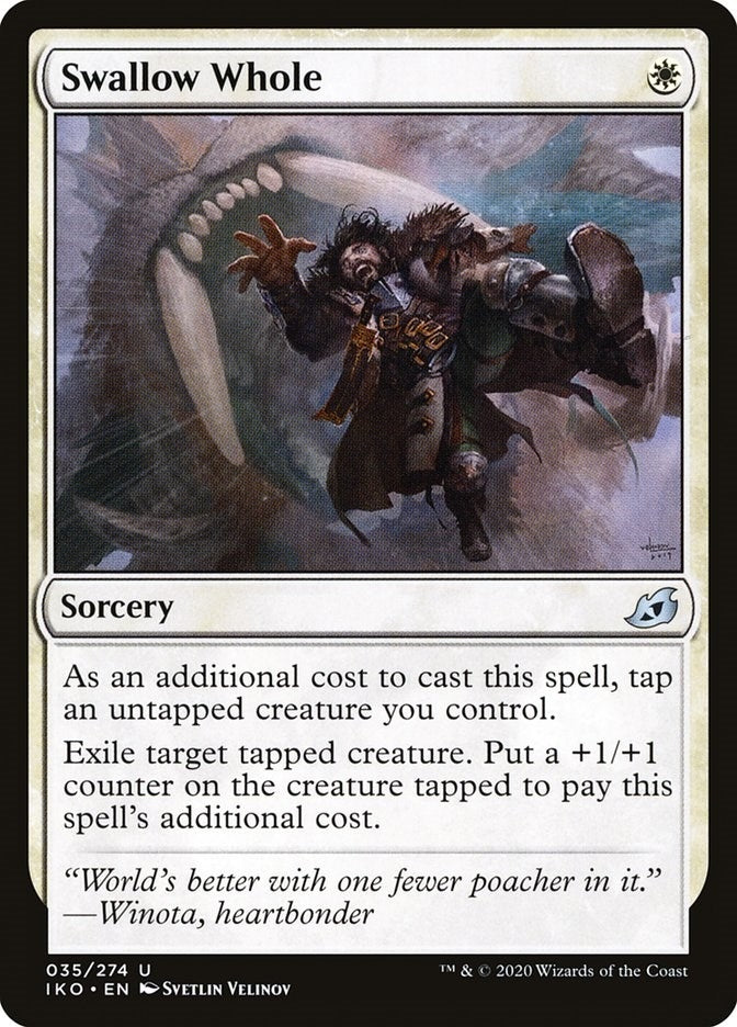 Swallow Whole (35) [IKO] - MTG Single