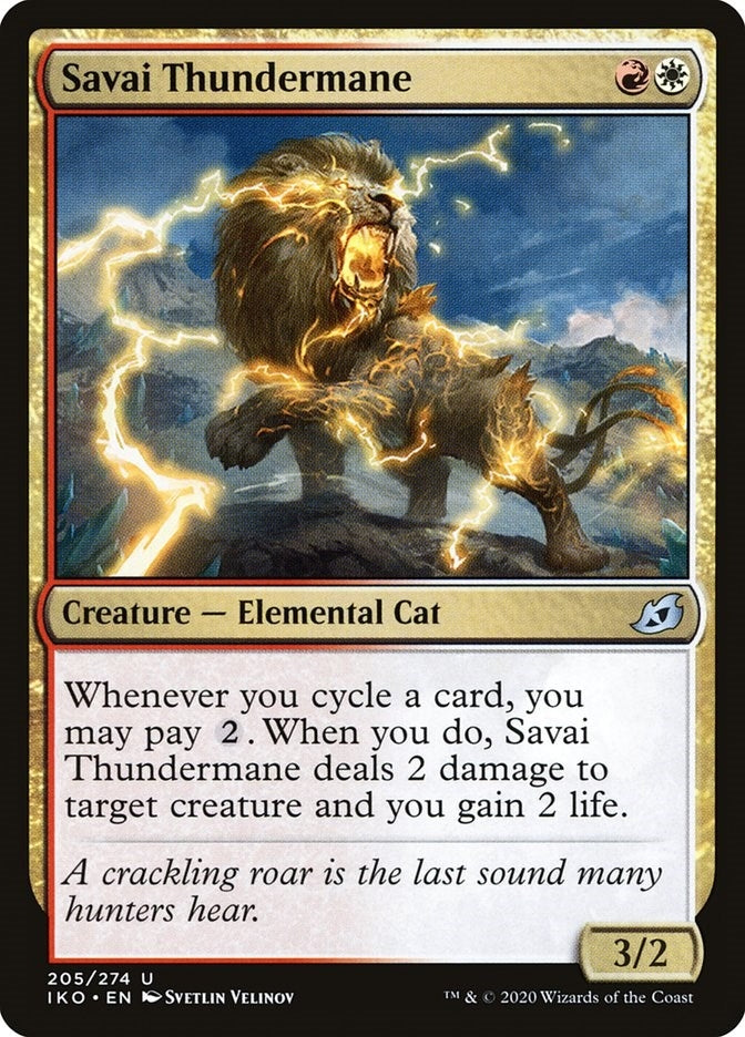 Savai Thundermane (205) [IKO] - MTG Single