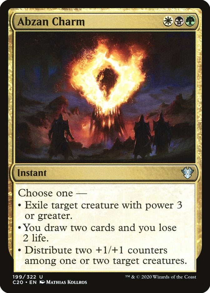 Abzan Charm (199) [C20] - MTG Single