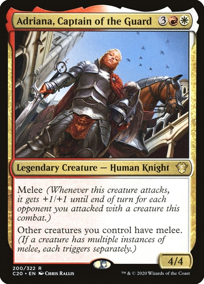 Adriana Captain of the Guard (200) [C20] - MTG Single