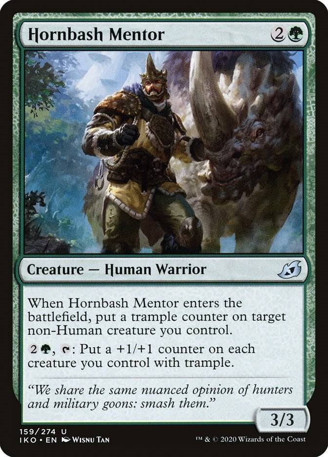 Hornbash Mentor (159) [IKO] - MTG Single