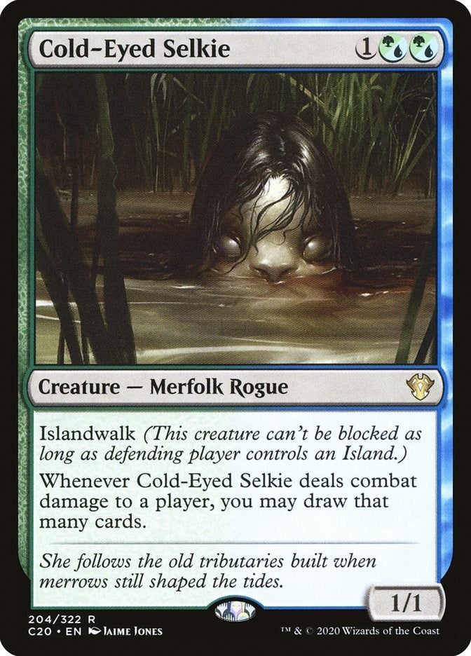 Cold-Eyed Selkie (204) [C20] - MTG Single