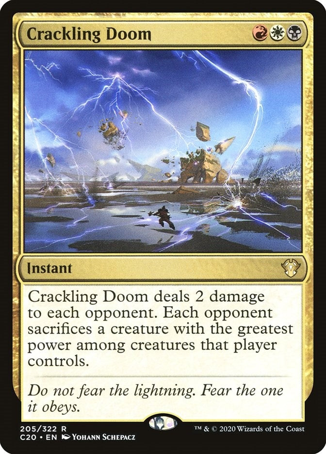 Crackling Doom (205) [C20] - MTG Single