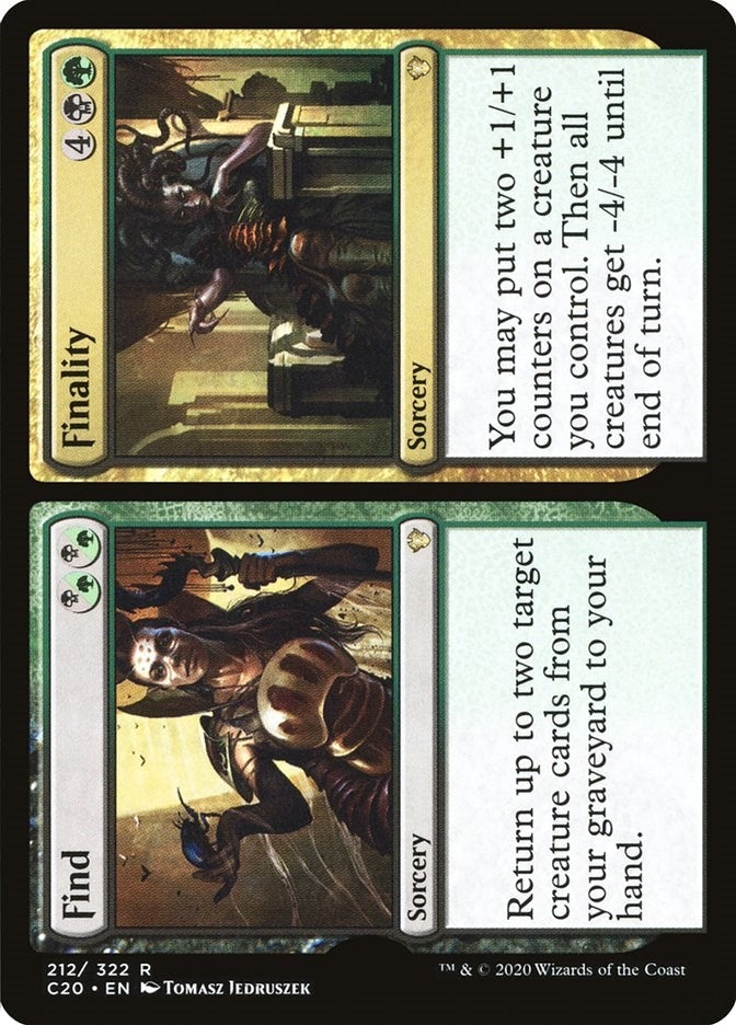 Find // Finality (212) [C20] - MTG Single