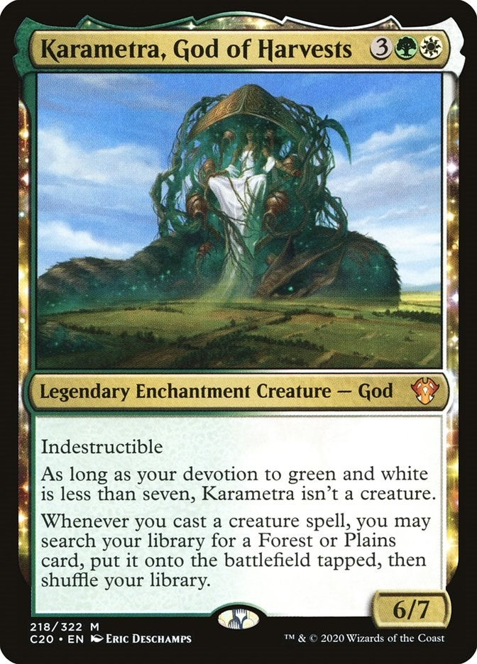 Karametra God of Harvests (218) [C20] - MTG Single