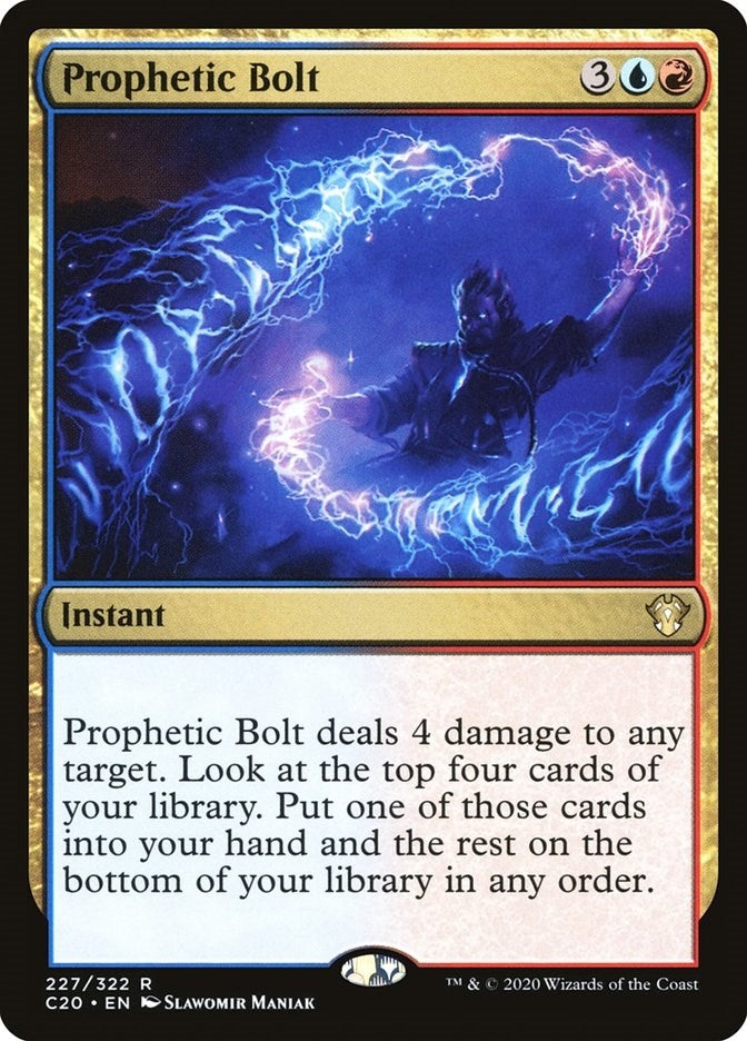 Prophetic Bolt (227) [C20] - MTG Single