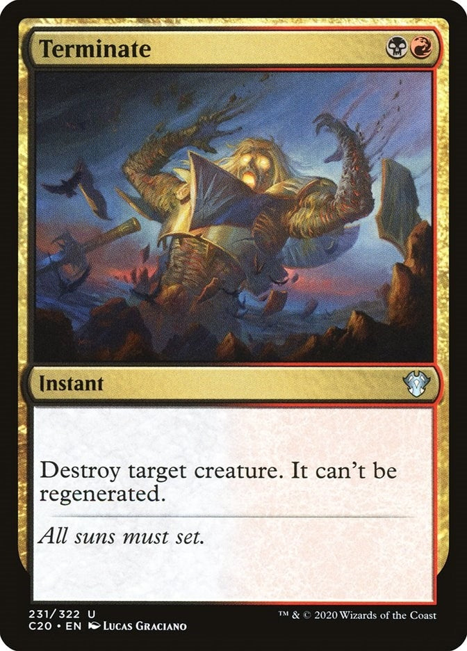 Terminate (231) [C20] - MTG Single