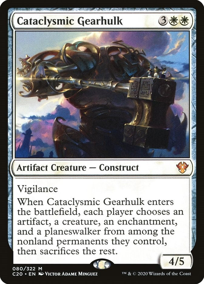 Cataclysmic Gearhulk (80) [C20] - MTG Single