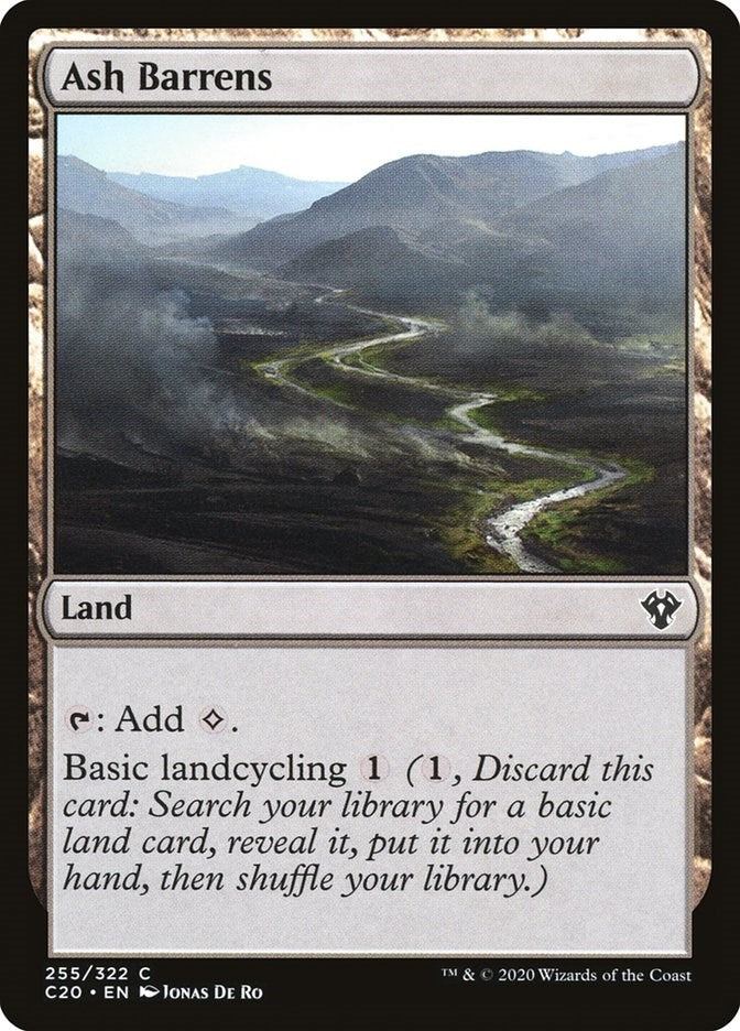 Ash Barrens (255) [C20] - MTG Single
