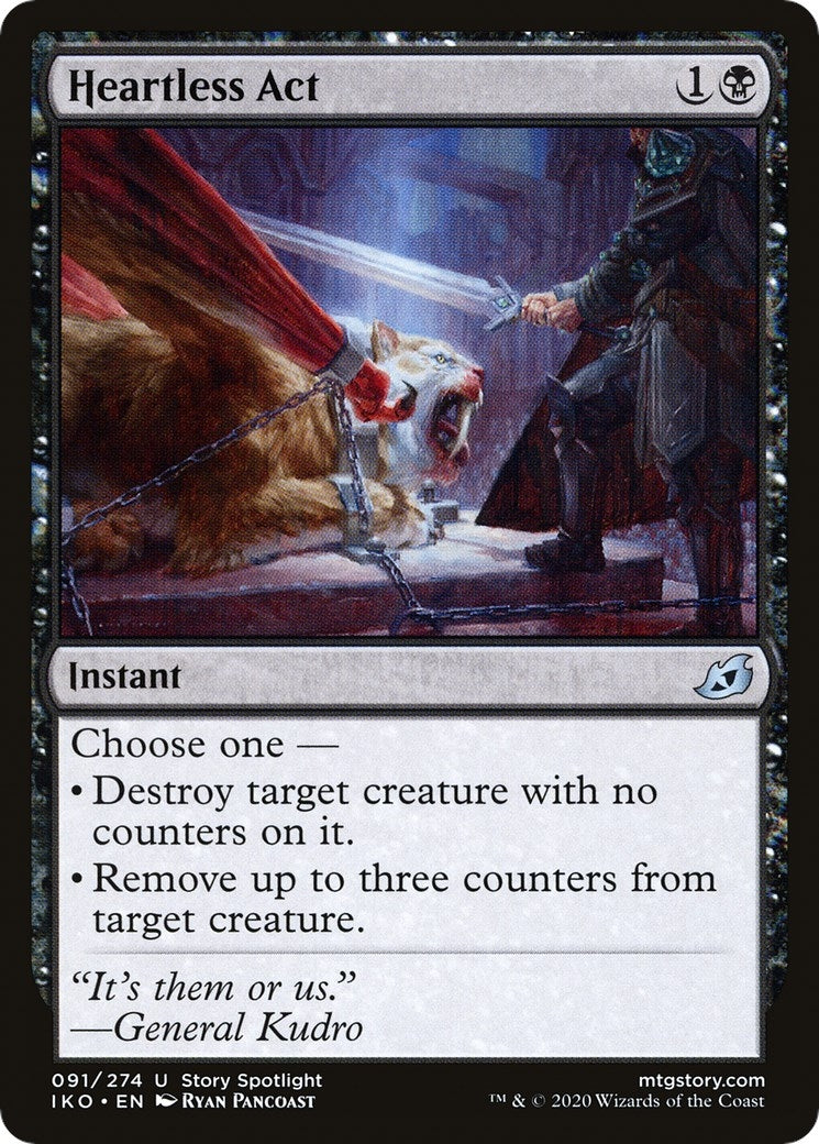 Heartless Act (91) [IKO] - MTG Single