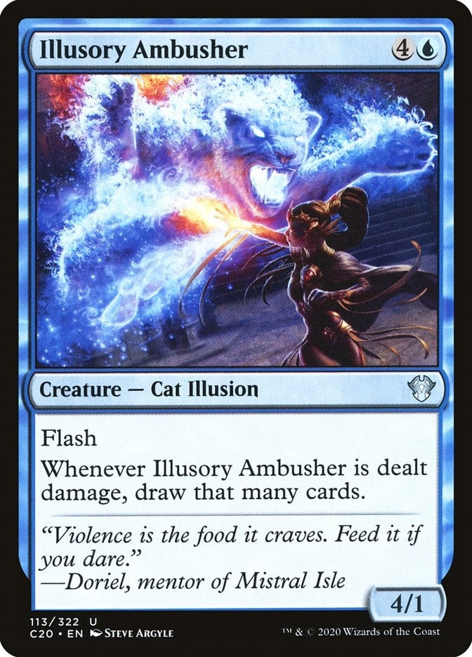 Illusory Ambusher (113) [C20] - MTG Single