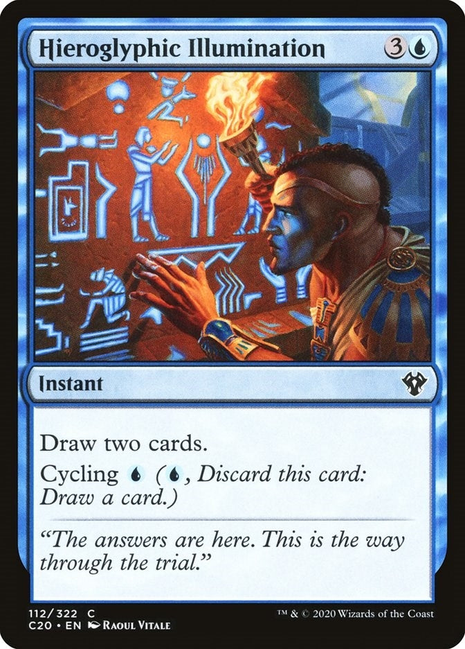 Hieroglyphic Illumination (112) [C20] - MTG Single