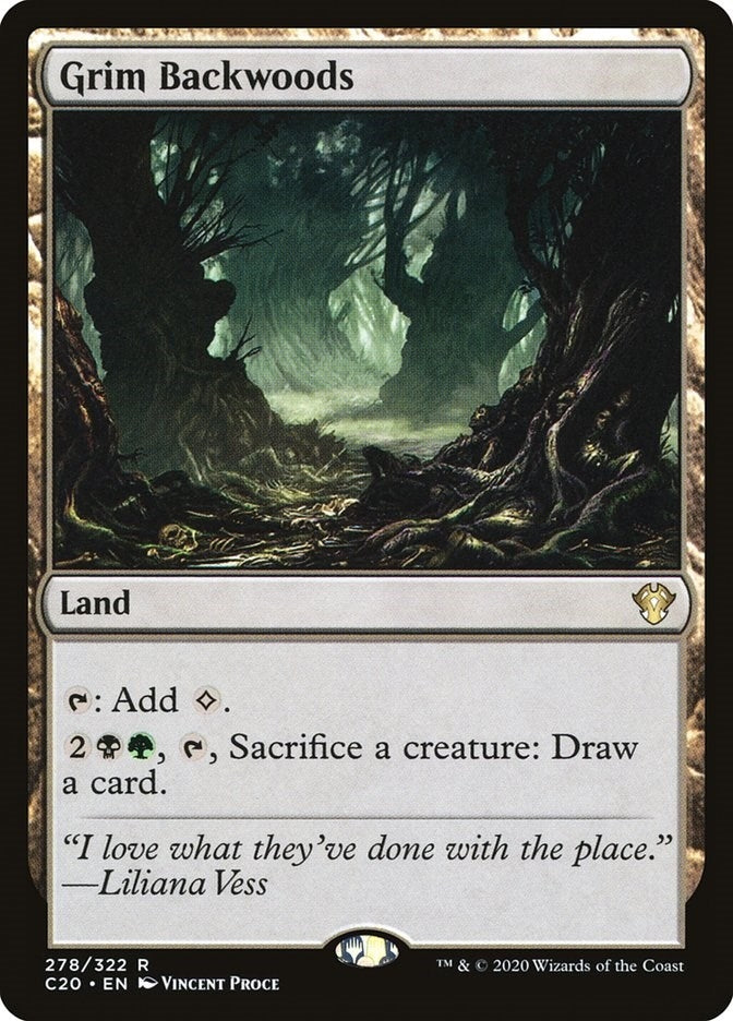 Grim Backwoods (278) [C20] - MTG Single