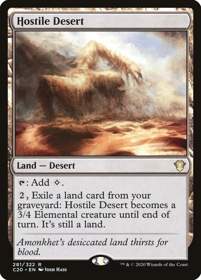 Hostile Desert (281) [C20] - MTG Single