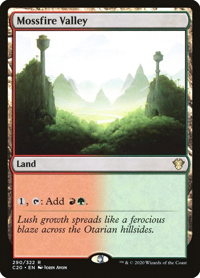 Mossfire Valley (290) [C20] - MTG Single