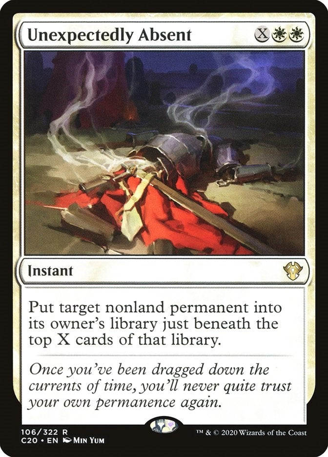 Unexpectedly Absent (106) [C20] - MTG Single