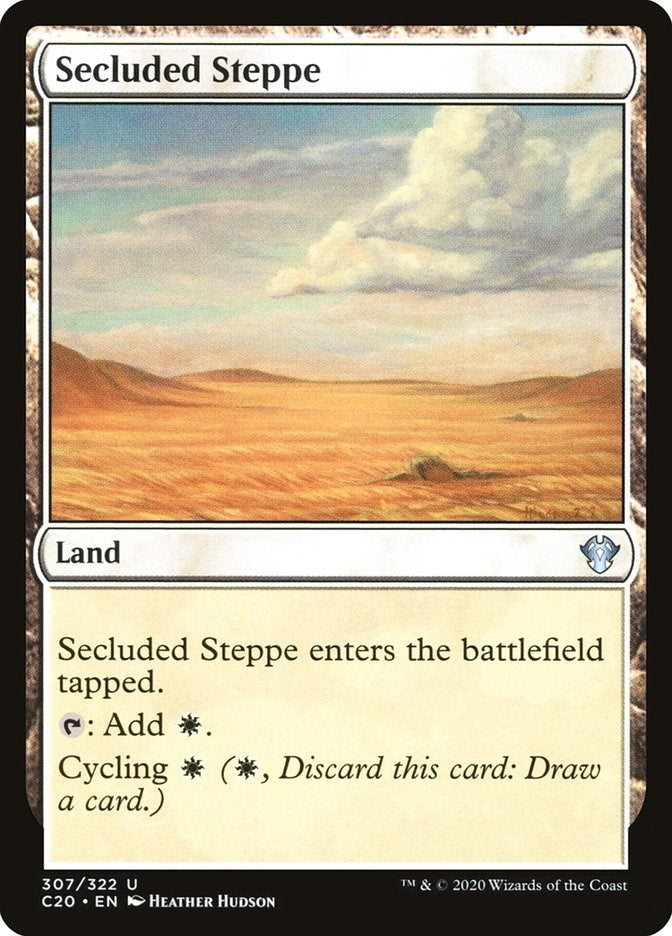 Secluded Steppe (307) [C20] - MTG Single