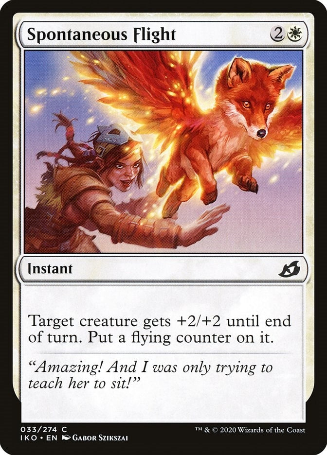 Spontaneous Flight (33) [IKO] - MTG Single
