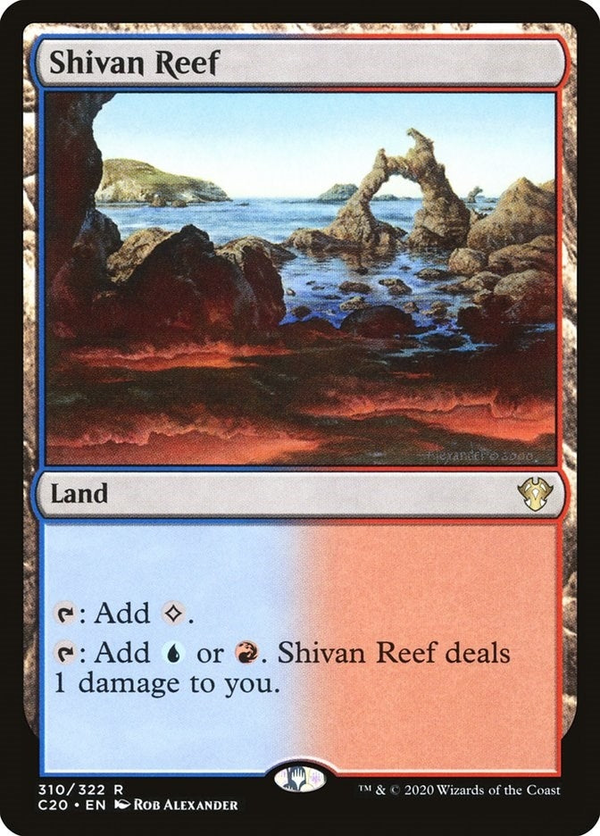 Shivan Reef (310) [C20] - MTG Single