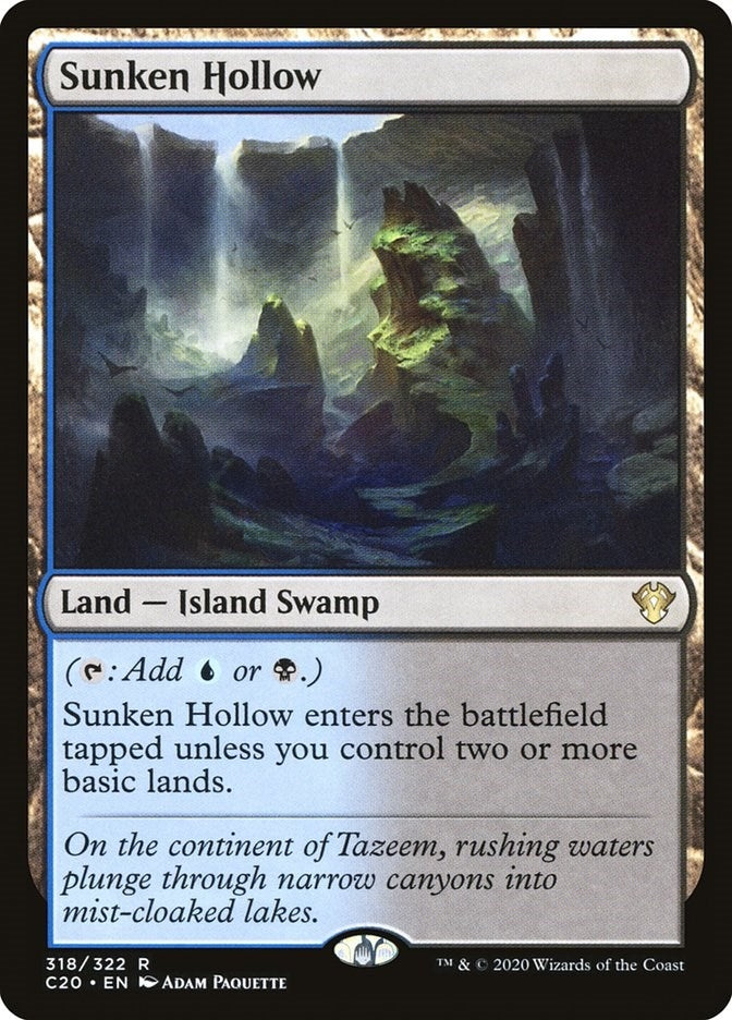 Sunken Hollow (318) [C20] - MTG Single