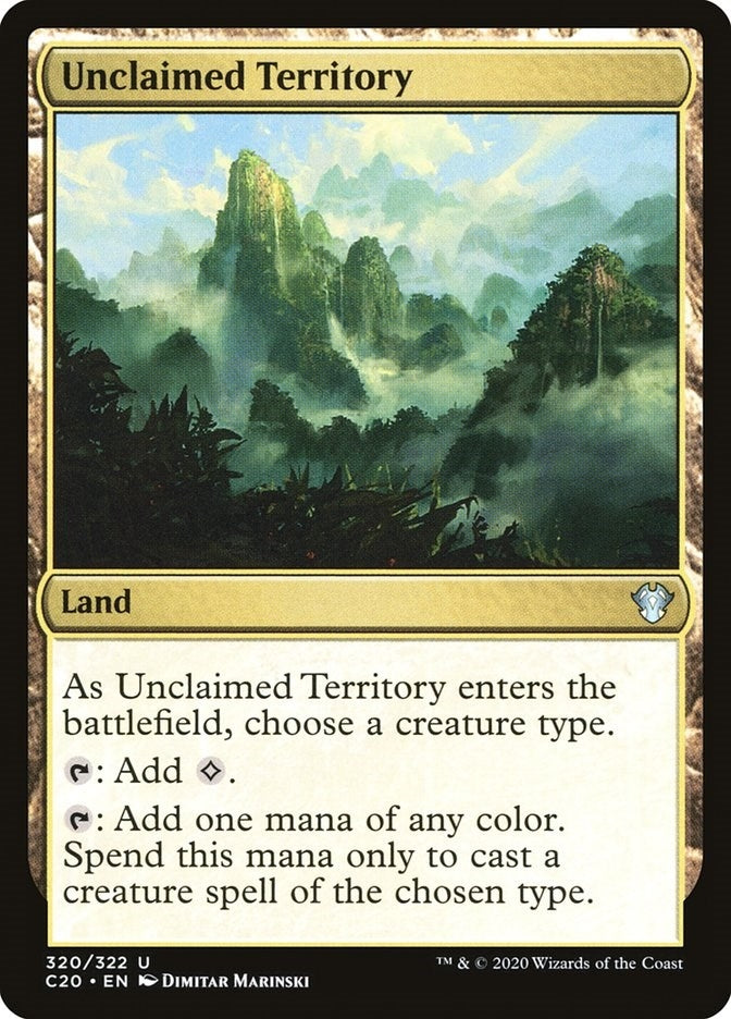 Unclaimed Territory (320) [C20] - MTG Single
