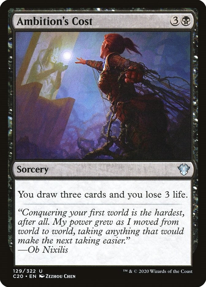Ambition’s Cost (129) [C20] - MTG Single