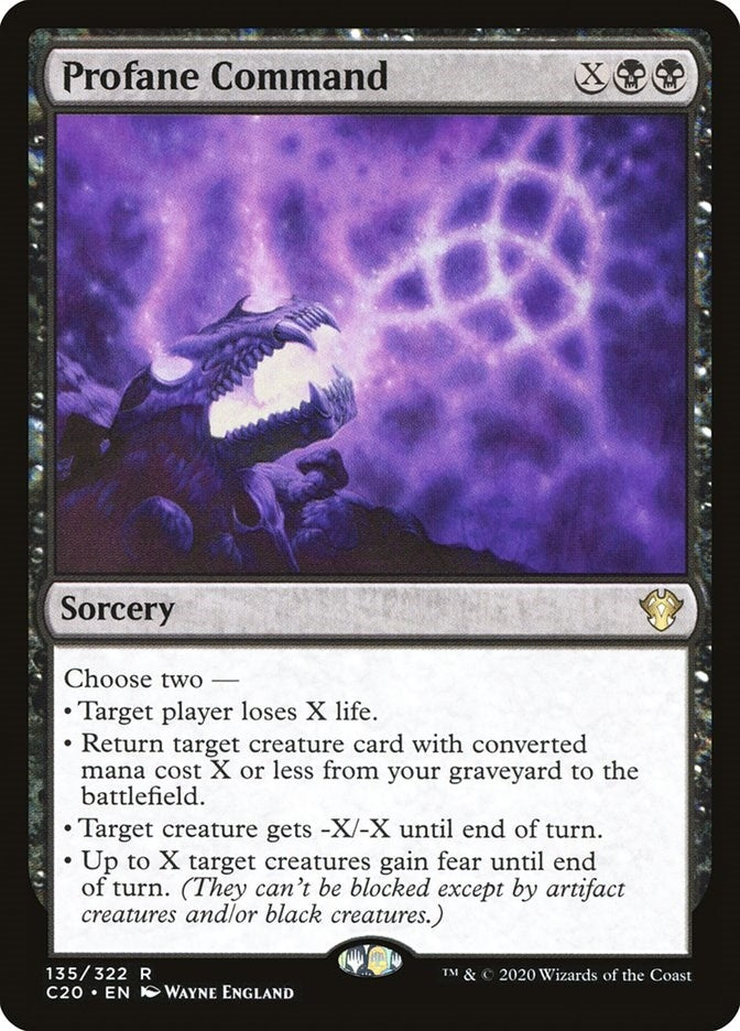 Profane Command (135) [C20] - MTG Single