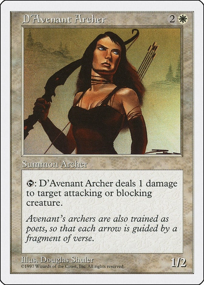 D’Avenant Archer [5ED] - MTG Single